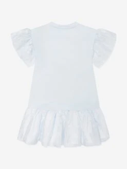 Aigner Girls Bag Print Dress In Blue -Monna Clothing Shop AIGS4021 OMPHALODES 2