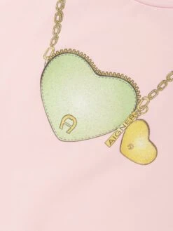 Aigner Girls Charm Necklace Dress In Pink 8 Aigner Girls Charm Necklace Dress In Pink -Monna Clothing Shop AIGS4022 TICKLED PINK 3