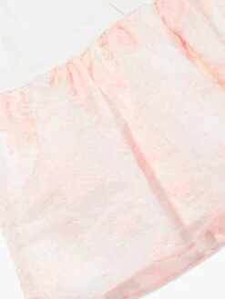 Aigner Baby Girls Bag Print Dress In White -Monna Clothing Shop AIGS4079 SNOW WHITE 4