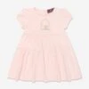 Aigner Baby Girls Bag Print Dress In Pink -Monna Clothing Shop AIGS4084 PINK DOGWOOD 1