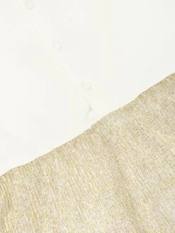 Aigner Baby Girls Tulle Logo Dress In White -Monna Clothing Shop AIGS4087 SNOW WHITE 4