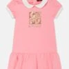 Aigner Baby Girls Logo Print Dress In Pink