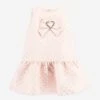 Girls Anneka Jacquard Dress In Pink -Monna Clothing Shop ANGS4019 PINK 1
