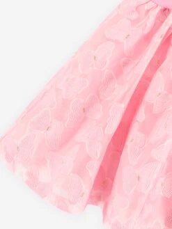 Girls Apollo Butterfly Strappy Dress In Pink -Monna Clothing Shop ANGS4020 PINK 5