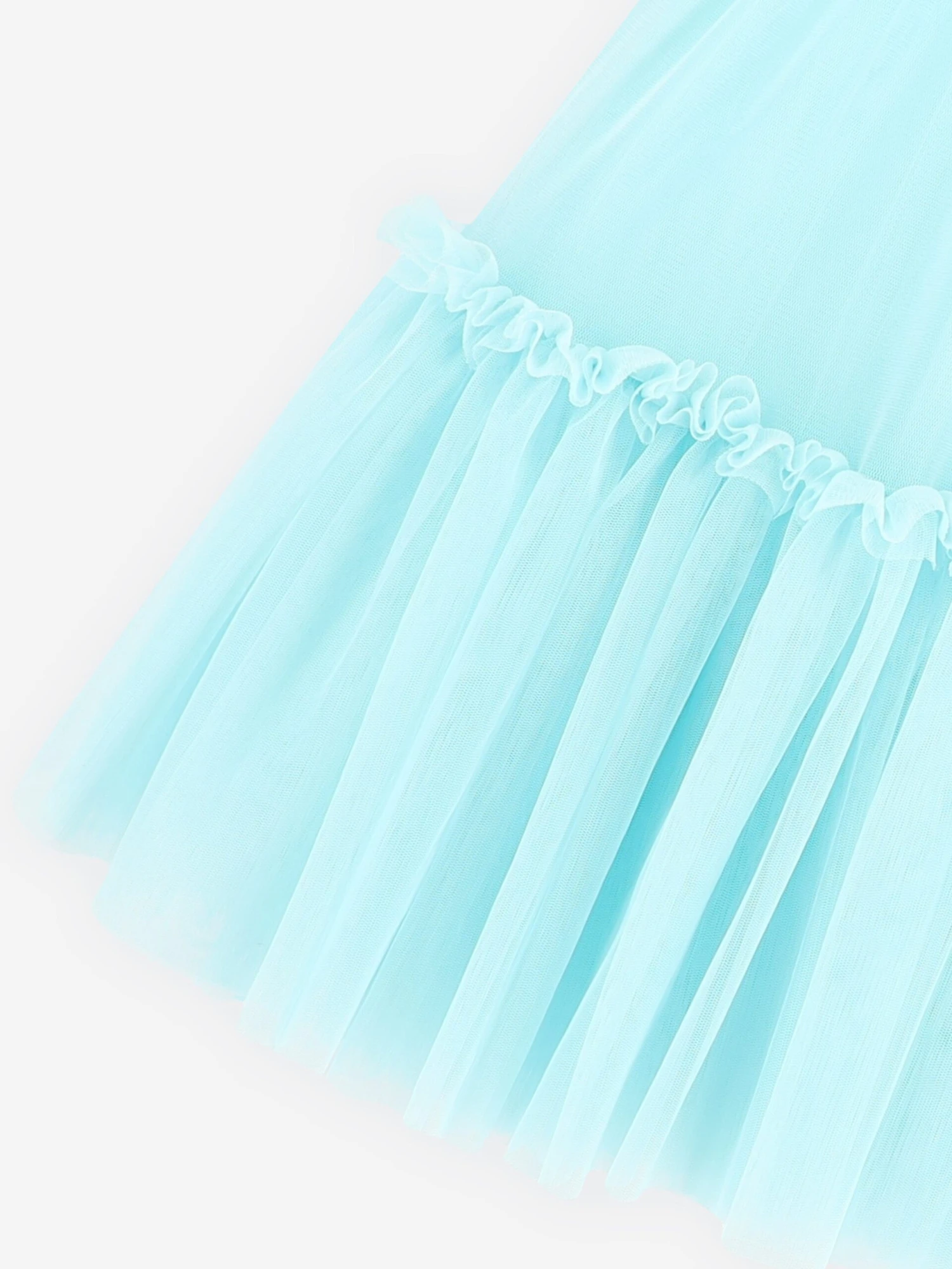 Girls Caria Sleeveless Butterfly Dress In Blue 7 Girls Caria Sleeveless Butterfly Dress In Blue - Image 5