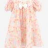 Girls Confetti Dress In Orange 1 Girls Confetti Dress In Orange -Monna Clothing Shop ANGS4022 ORANGE 1