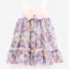Girls Donatella Dress In Multicolour -Monna Clothing Shop ANGS4024 MULTICOLOURED 1
