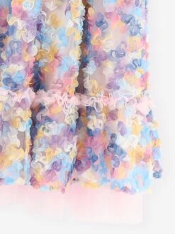 Girls Donatella Dress In Multicolour 9 Girls Donatella Dress In Multicolour -Monna Clothing Shop ANGS4024 MULTICOLOURED 4