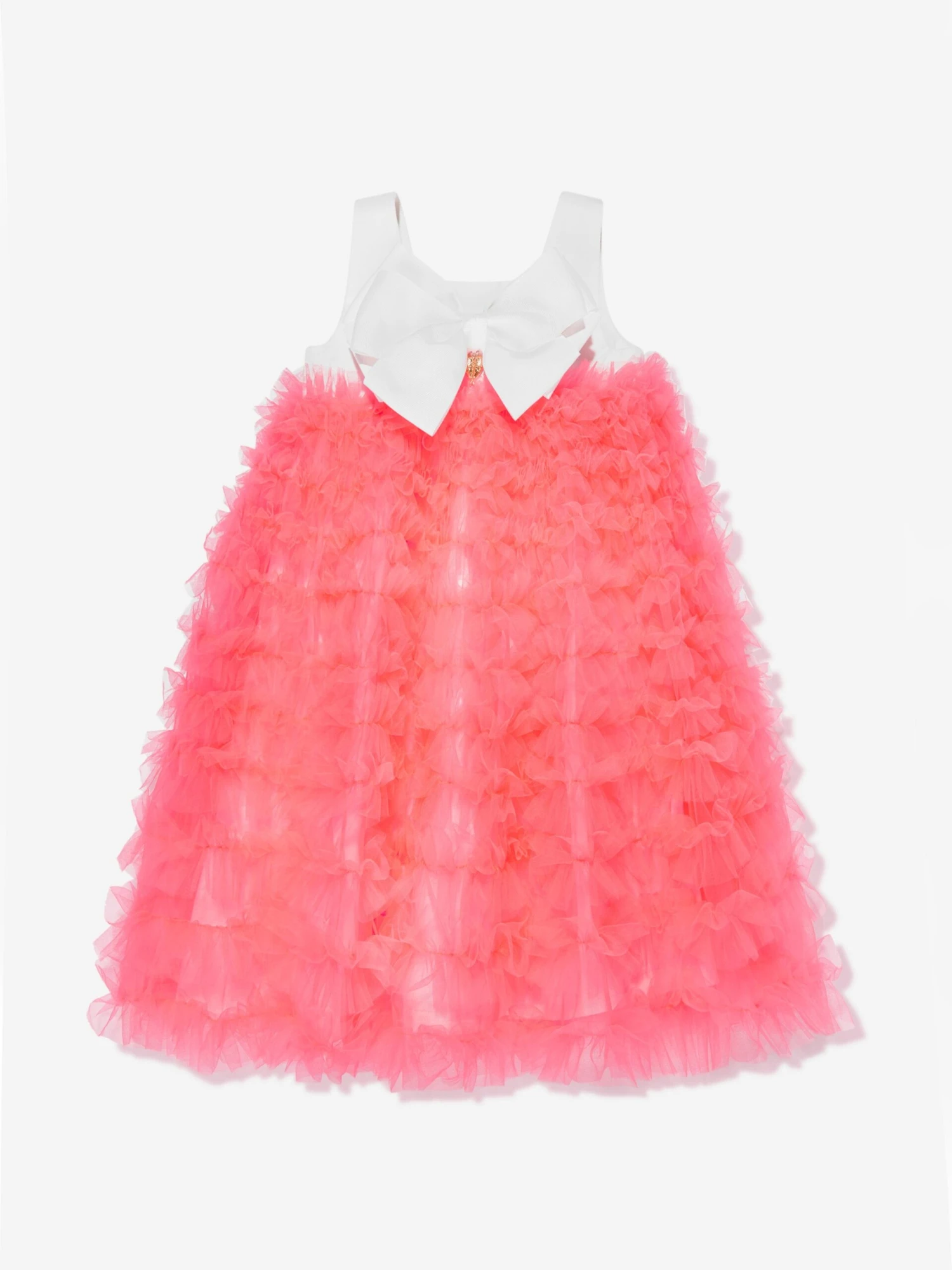 Girls Donna Dress In Orange 3 Girls Donna Dress In Orange