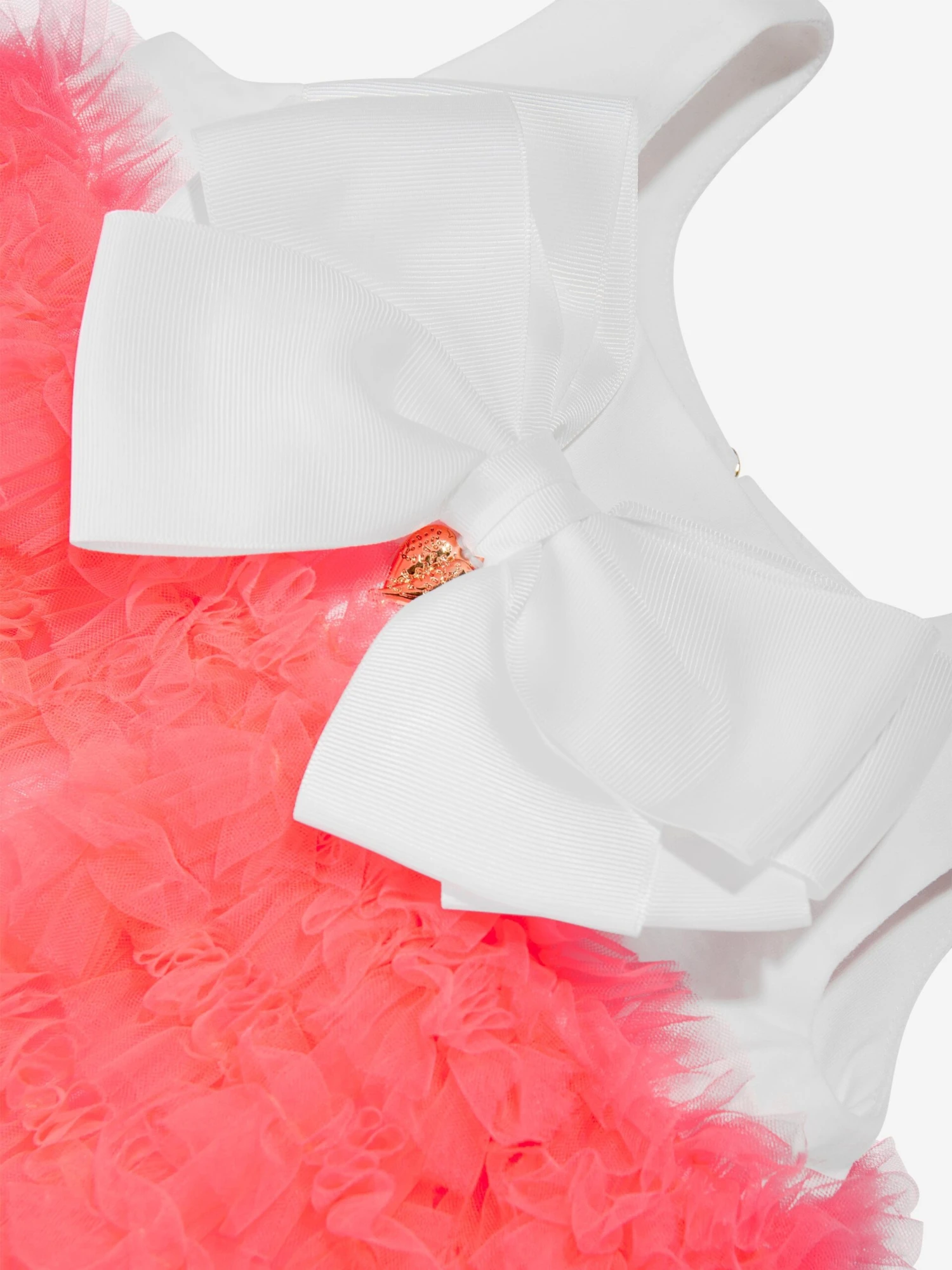 Girls Donna Dress In Orange 5 Girls Donna Dress In Orange - Image 3