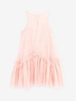 Girls Martine Sparkle Dress In Pink -Monna Clothing Shop ANGS4033 PINK 3