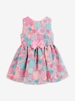 Girls Ruby Hexa Dress In Pink