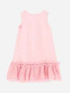 Girls Texas Necklace Dress In Pink 7 Girls Texas Necklace Dress In Pink -Monna Clothing Shop ANGS4038 PINK 3