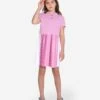 Emporio Armani Girls Pleated Dress In Pink 2 Emporio Armani Girls Pleated Dress In Pink -Monna Clothing Shop ARMS3073 1