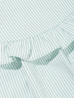 Emporio Armani Baby Girls Striped Dress In Blue 9 Emporio Armani Baby Girls Striped Dress In Blue -Monna Clothing Shop ARMS4111 BLUE 4