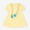 Emporio Armani Baby Girls Sunglasses Print Dress In Yellow