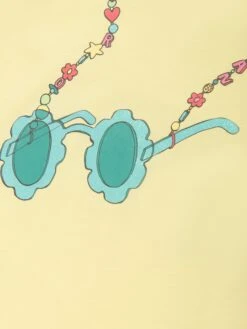 Emporio Armani Baby Girls Sunglasses Print Dress In Yellow -Monna Clothing Shop ARMS4112 YELLOW 3