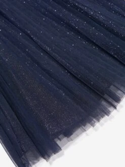 Billieblush Girls Sequin And Tulle Dress In Navy -Monna Clothing Shop BILA3065 85T 4