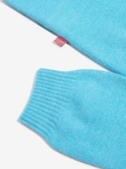 Billieblush Girls Knitted Dress In Blue 9 Billieblush Girls Knitted Dress In Blue -Monna Clothing Shop BILA3067 77S 4