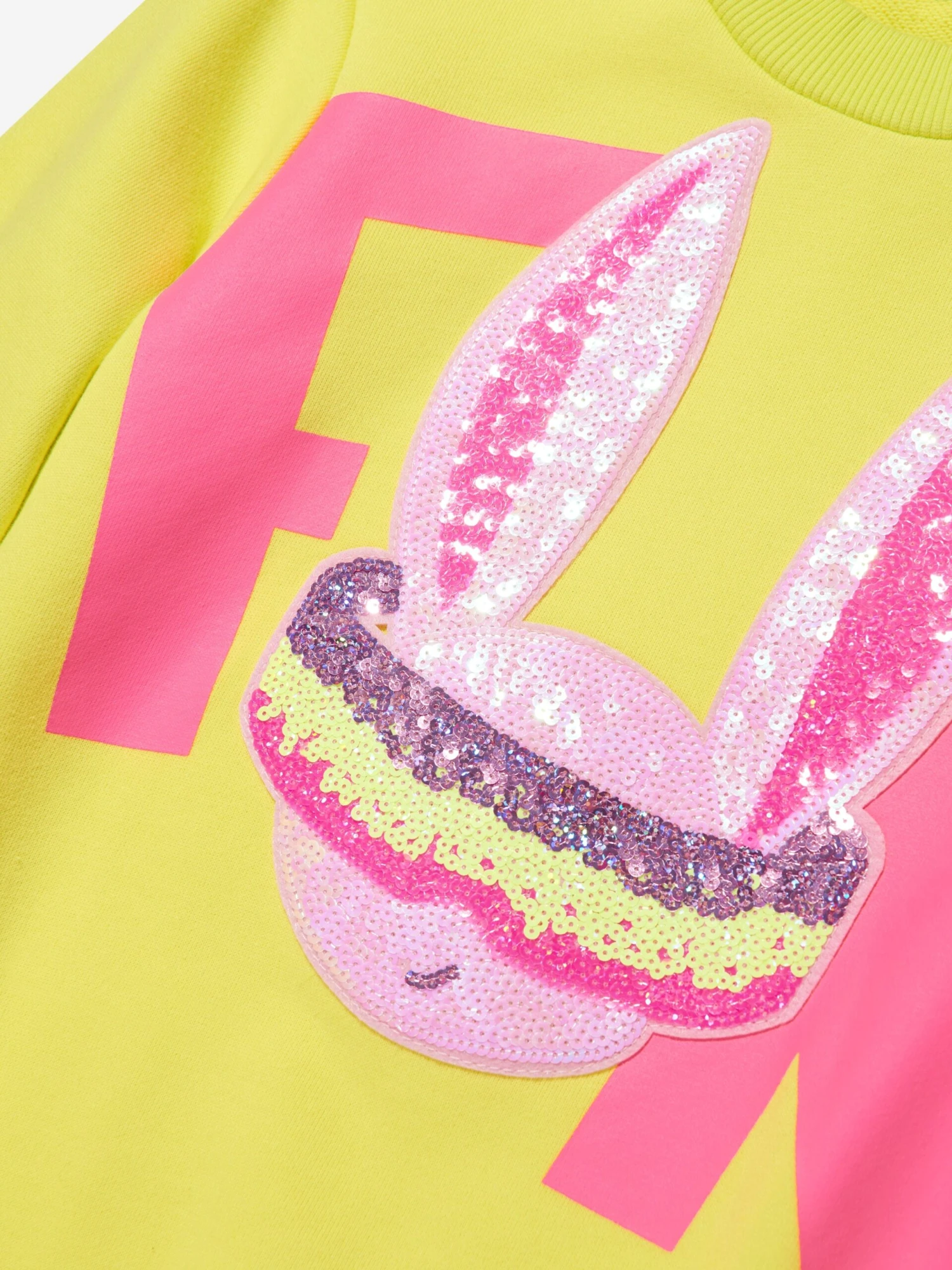 Billieblush Girls Sweater Dress In Lime 5 Billieblush Girls Sweater Dress In Lime - Image 3