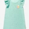 Billieblush Girls Glittery Dress In Green -Monna Clothing Shop BILS4075 BEACH GLASS 1