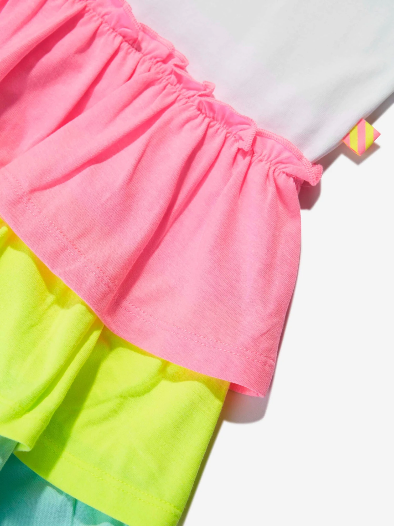 Billieblush Girls Ruffle T-Shirt Dress In White 10 Billieblush Girls Ruffle T-Shirt Dress In White - Image 8