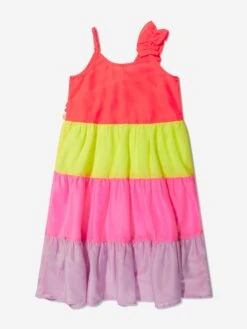 Billieblush Girls Sleeveless Dress In Multicolour -Monna Clothing Shop BILS4081 MULTICOLOURED 2