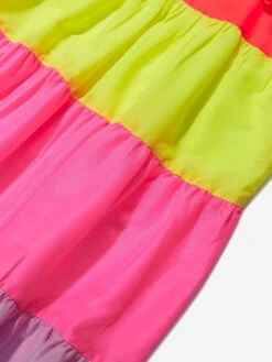 Billieblush Girls Sleeveless Dress In Multicolour -Monna Clothing Shop BILS4081 MULTICOLOURED 4