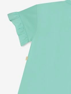 Billieblush Girls T-Shirt Dress In Green -Monna Clothing Shop BILS4083 BEACH GLASS 4
