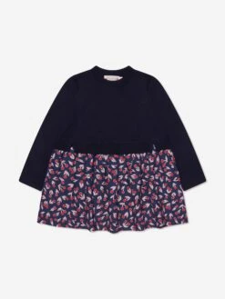 BONPOINT Girls Tayra Sweater Dress In Navy