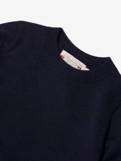 BONPOINT Girls Tayra Sweater Dress In Navy -Monna Clothing Shop BONA3034 670 3