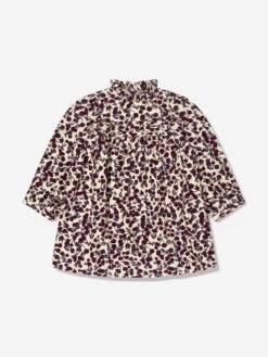 BONPOINT Girls Topaz Cotton Dress In Multicolour