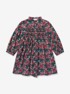 BONPOINT Girls Tamsin Smocked Dress In Multicolour