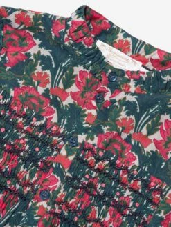 BONPOINT Girls Tamsin Smocked Dress In Multicolour -Monna Clothing Shop BONA3038 529 4