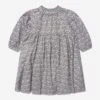BONPOINT Girls Bluebell Cotton Dress In Blue -Monna Clothing Shop BONA3042 570 1
