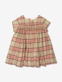 BONPOINT Baby Girls Tartan Dress With Knickers 7 BONPOINT Baby Girls Tartan Dress With Knickers -Monna Clothing Shop BONPOINT D00380 2