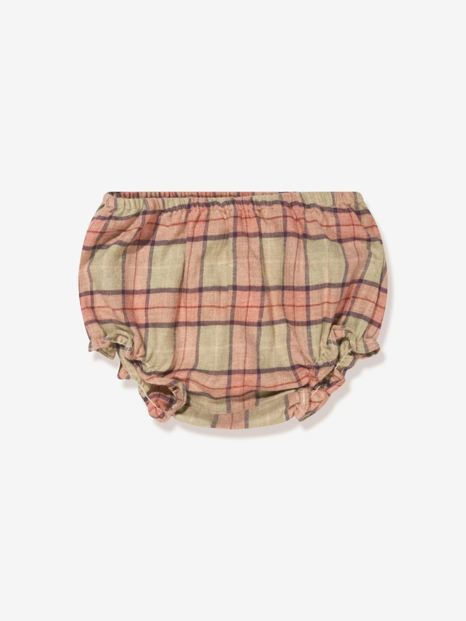 BONPOINT Baby Girls Tartan Dress With Knickers 6 BONPOINT Baby Girls Tartan Dress With Knickers - Image 4