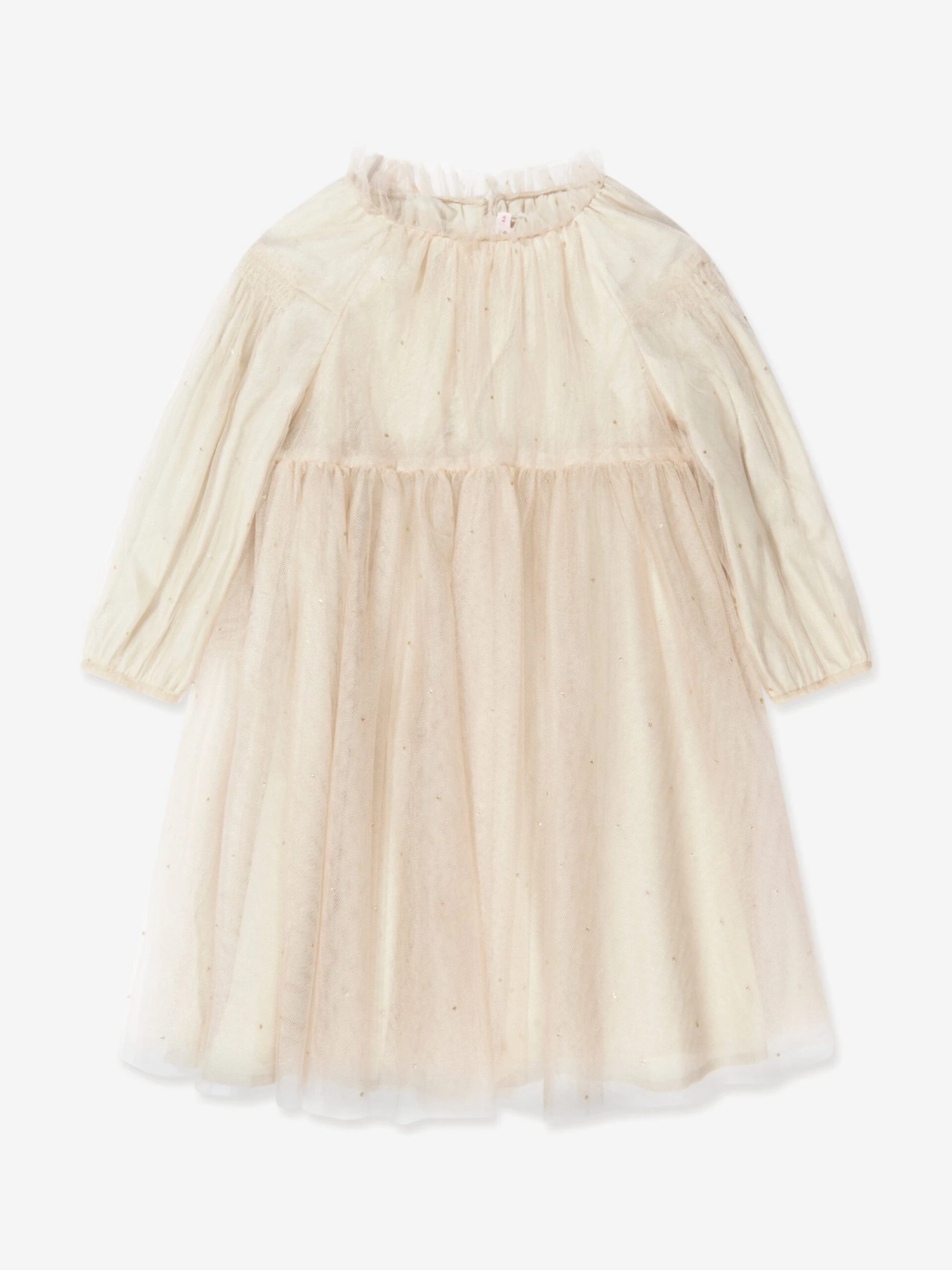 BONPOINT Girls Bluebell Dress In Beige 4 BONPOINT Girls Bluebell Dress In Beige - Image 2