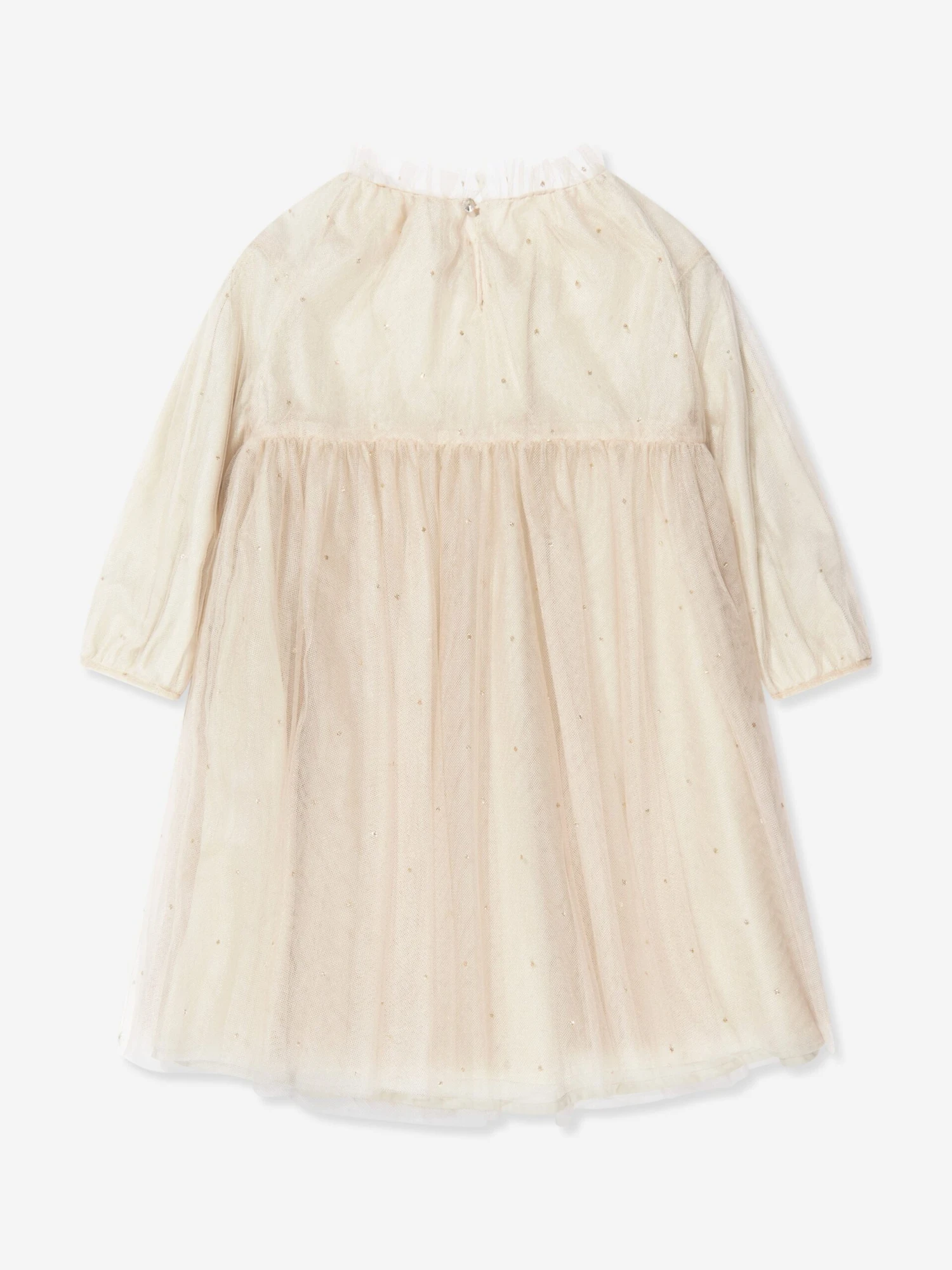 BONPOINT Girls Bluebell Dress In Beige 5 BONPOINT Girls Bluebell Dress In Beige - Image 3