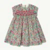 BONPOINT Baby Girls Floral Smocked Maruska Dress In Mint 2 BONPOINT Baby Girls Floral Smocked Maruska Dress In Mint -Monna Clothing Shop BONPOINT D92867 1