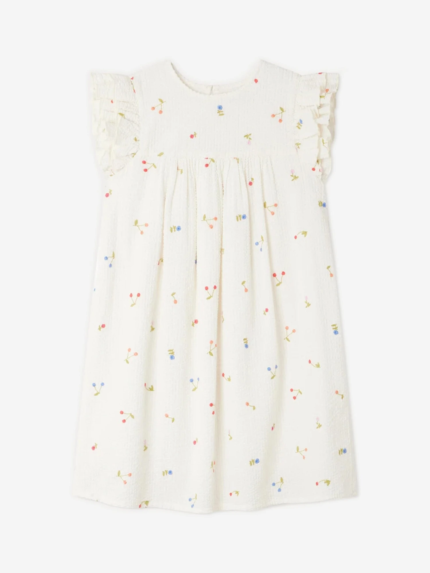BONPOINT Girls Florentine Dress In White 3 BONPOINT Girls Florentine Dress In White
