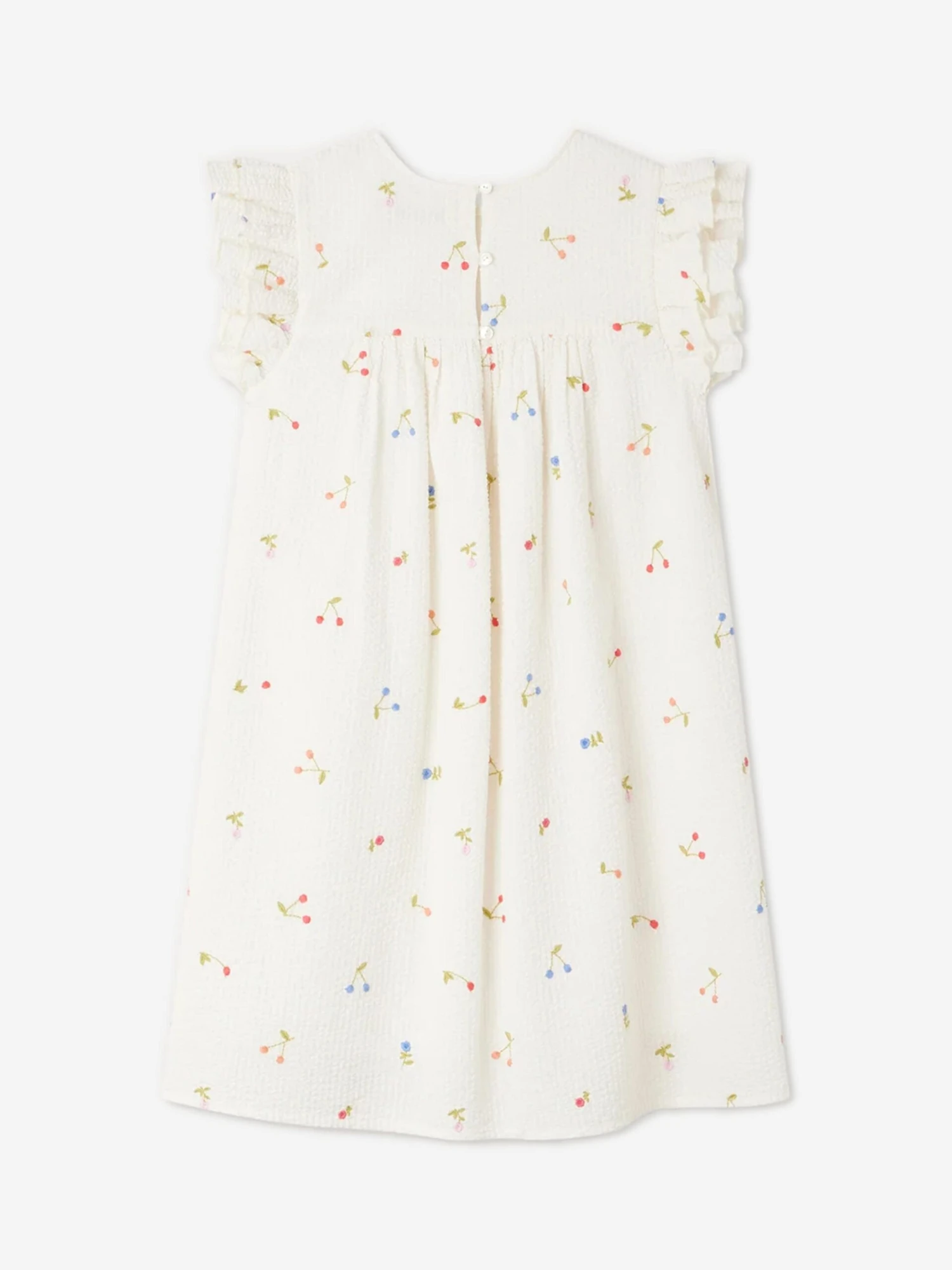 BONPOINT Girls Florentine Dress In White 4 BONPOINT Girls Florentine Dress In White - Image 2