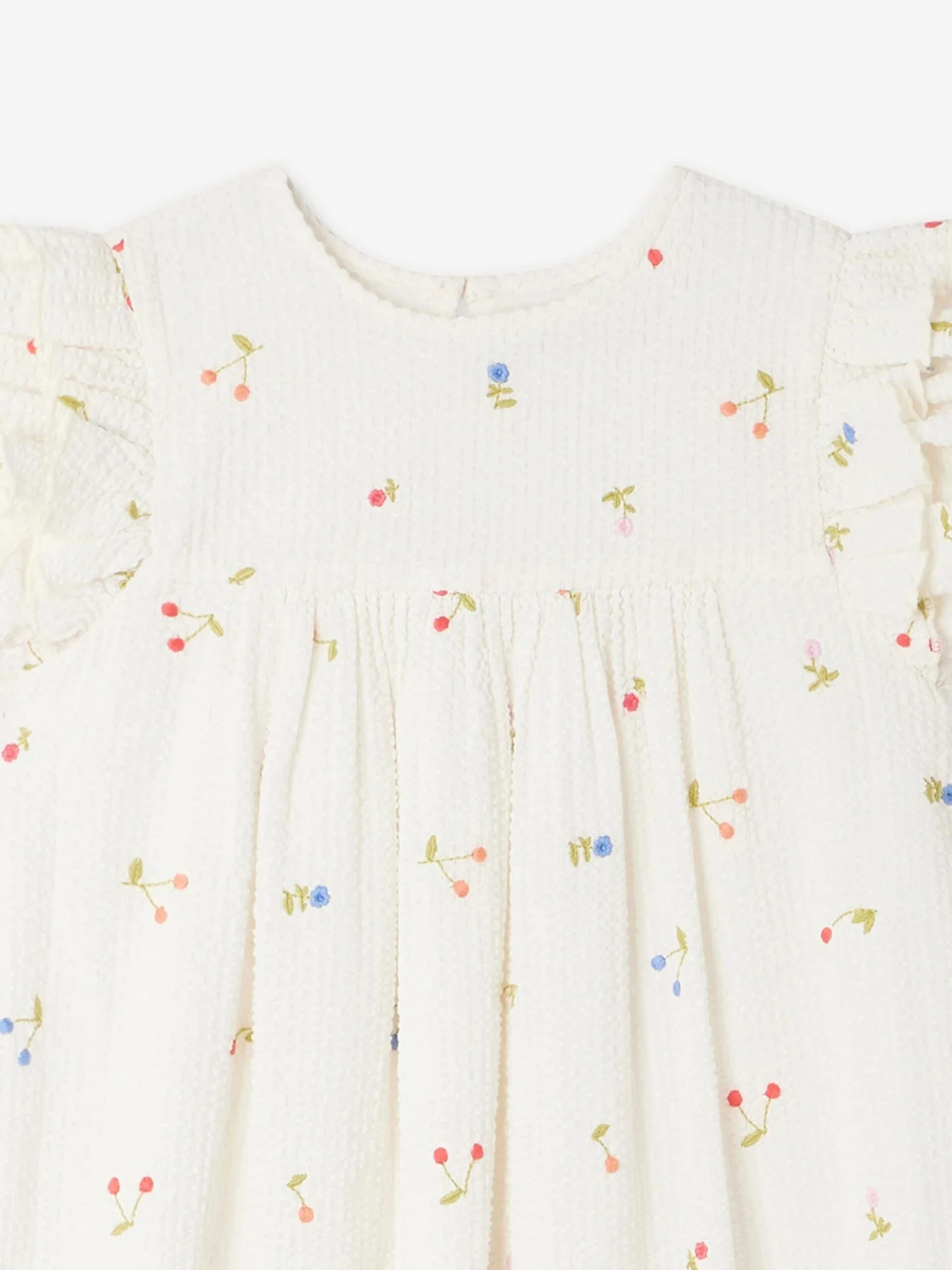 BONPOINT Girls Florentine Dress In White 5 BONPOINT Girls Florentine Dress In White - Image 3