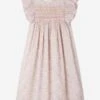 BONPOINT Girls Floral Fiorella Dress In Multicolour -Monna Clothing Shop BONS4042 FL ROSE FARD 1