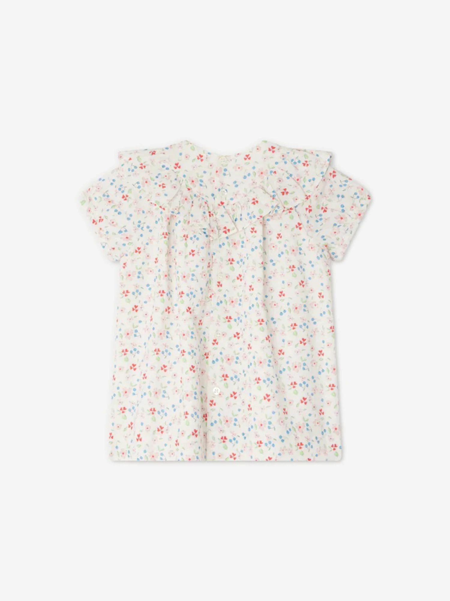 BONPOINT Baby Girls Falbalili Floral Dress In Multicolour 4 BONPOINT Baby Girls Falbalili Floral Dress In Multicolour - Image 2