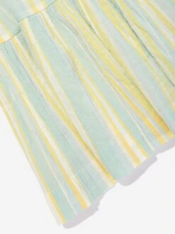 BONPOINT Girls Cora Pinafore Dress In Green -Monna Clothing Shop BONS4105 LAGON 4