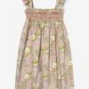 BONPOINT Girls Frances Dress In Multicolour -Monna Clothing Shop BONS4106 IMP PARME CLAIR 1
