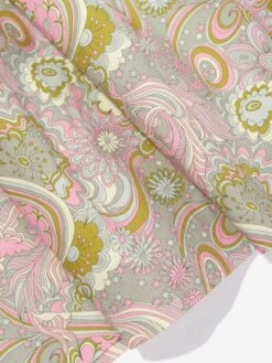 BONPOINT Girls Frances Dress In Multicolour -Monna Clothing Shop BONS4106 IMP PARME CLAIR 4