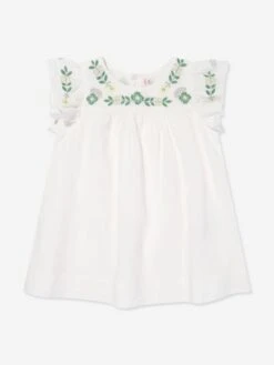 BONPOINT Baby Girls Laurie Dress In White