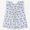 BONPOINT Baby Girls Lulu Dress In Blue -Monna Clothing Shop BONS4149 RA CIEL 1